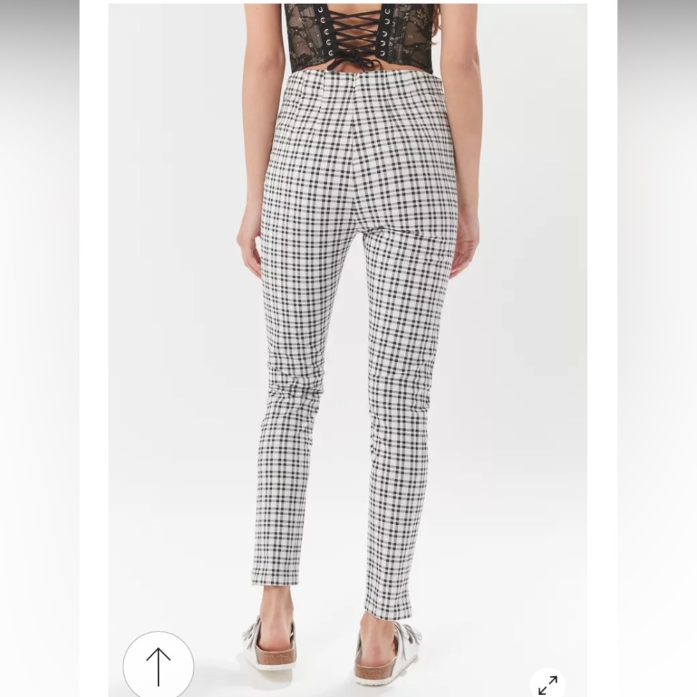 UO Dove plaid stretchy pin-up pants - Picture 16 of 16